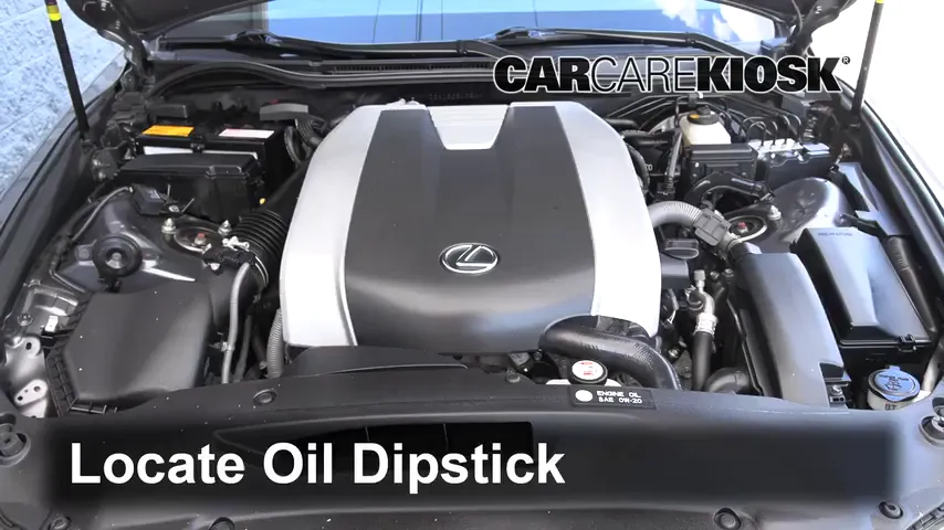 2018 Lexus IS300 3.5L V6 Aceite Controlar nivel de aceite